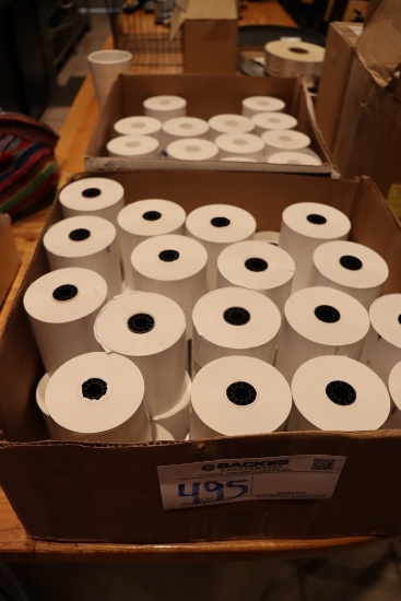 All to go - 2 boxes of thermal and paper rolls