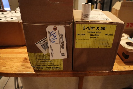 Times 2 - cases of 2 1/4 x 50' thermal rolls