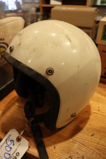 Vintage racing helmet