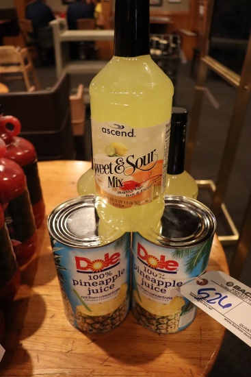 Times 5 - 2 Dole pineapple and 3 sweet and sour