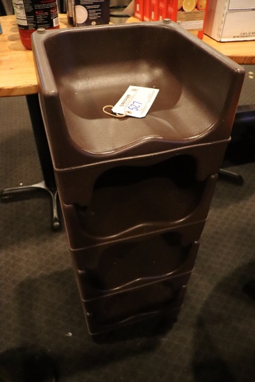 Times 4 - brown booster seats