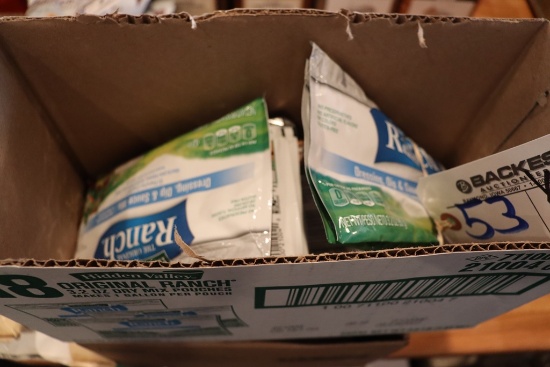 1/2 Case of Hidden Valley ranch packets