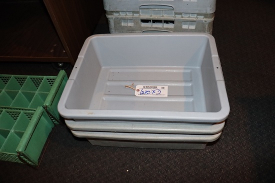 Times 3 - Gray bussing tubs