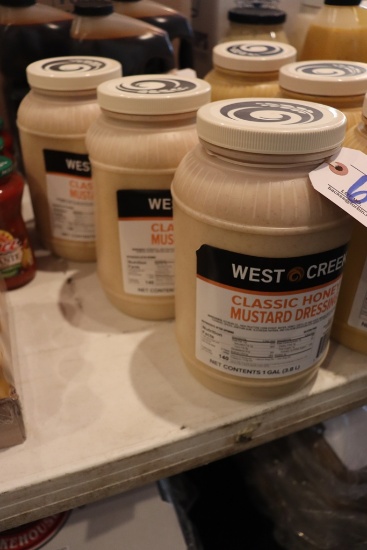 Times 3 - West Creek honey mustard dressing - 1 gallon containers