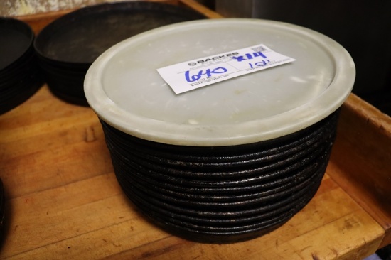 Times 14 - 10" Deep dish pizza pans with lids
