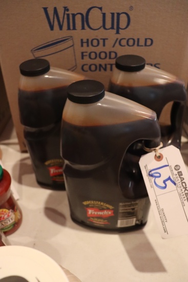 Times 3 - French's Worcestershire sauce - 1 gallon containers