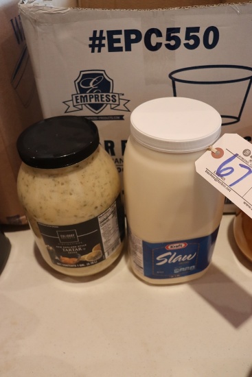 Times 2 - Culinary Secrets tartar & Kraft slaw - 1 gallon containers