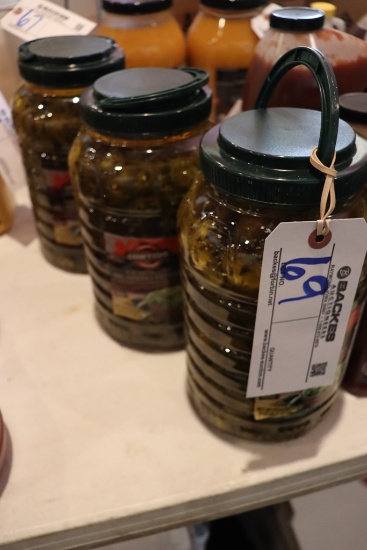 Times 3 - Contigo sliced jalapeno peppers - 8.38 lb. containers