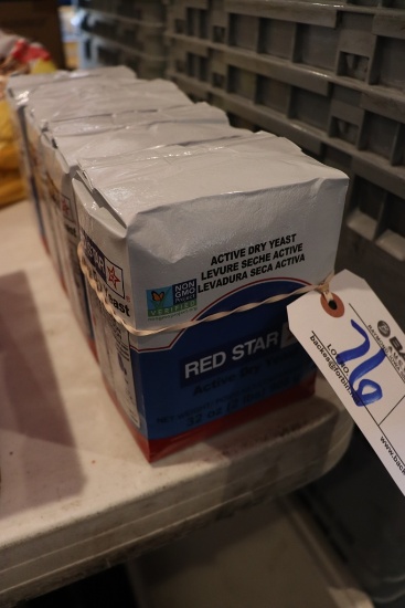 Times 4 - Red Star active dry yeast - 32 oz. packets
