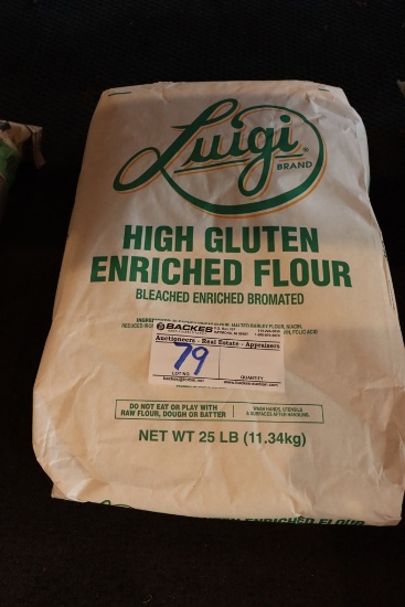 Luigi high gluten enriched flour - 25 lb. bag