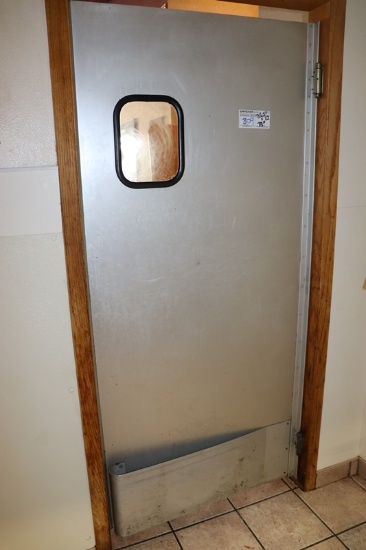 Times 2 - 35.5" x 79" Aluminum double swing kitchen doors