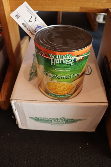 Times 7 - Bountiful Harvest whole kernel corn - # 10 cans