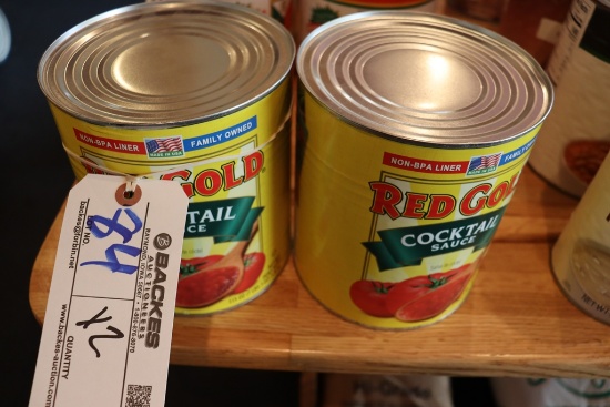 Times 2 - Red Gold cocktail sauce - # 10 cans