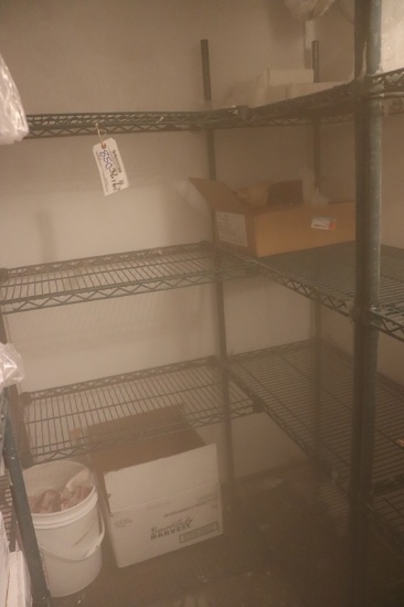36" x 62" Green coated wire rack - U shaped