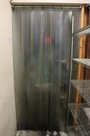 46" x 93" Clear curtain door