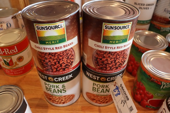 Times 4 - West Creek pork & beans & Sunsource chili beans