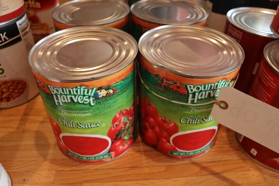 Times 4 - Bountiful Harvest chili sauce - # 10 cans
