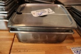 Times 2 - 1/2 x 4 stainless insets with lids