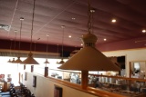 Times 8 - hanging booth lights - buyer to take down