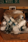 All to go - plastic cups and styro plates
