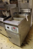 Pitco PG14D-CHHM pasta perfect portable gas fryer with auto drop
