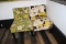 Times 2 - Floral pattern tweed lounge chairs