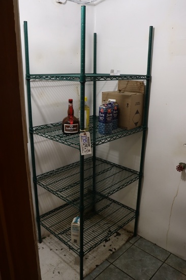 24" x 30" Green coated wire rack