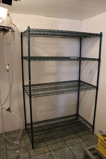 24" x 48" Green coated wire rack
