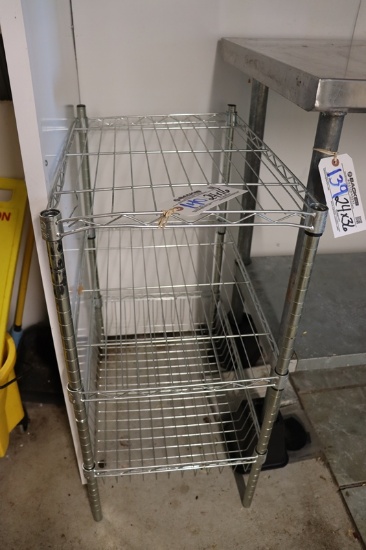 16" x 24" Chrome coated wire rack