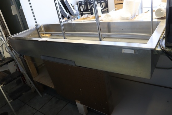 22" x 70" Stainless drop in refrigerated salad bar - PJ30HF01