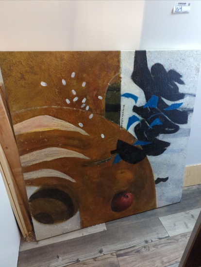 55" x 55" Canvas - Italian abstract art