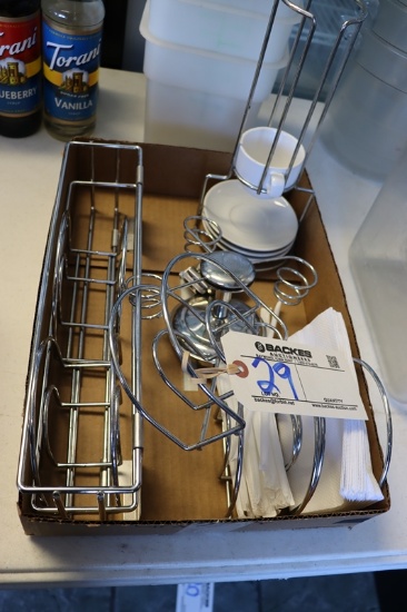 Box to go - Chrome coated table organizers