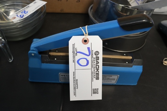 8" PFS plastic film sealer
