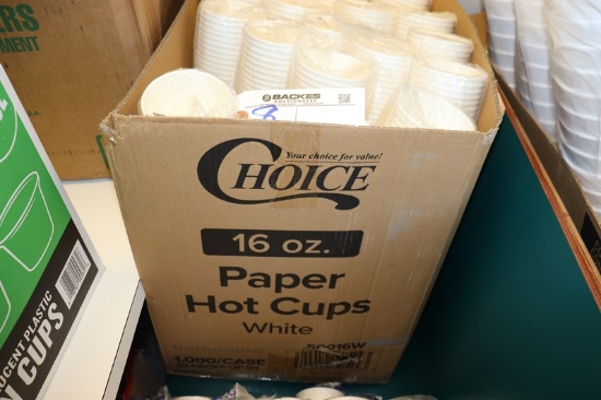 Case of Choice 16oz paper hot cups - no lids