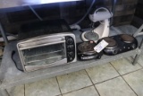 All to go - Toaster oven, countertop burners, & Rival mixer without bowl