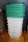 Times 8 - 2 quart food storage containers with lids