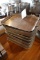 Times 6 - Aluminum baking pans with some lids