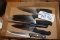 Times 6 - Chef, steak, & prime rib knives