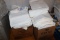 2 boxes to go - Misc. white dinner napkins - opened