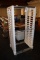 Rubbermaid lateral portable sheet pan rack