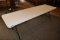 Times 4 - Lifetime 8' white banquet tables
