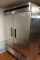 Atosa MBF8507GR stainless portable 2 door cooler - nice