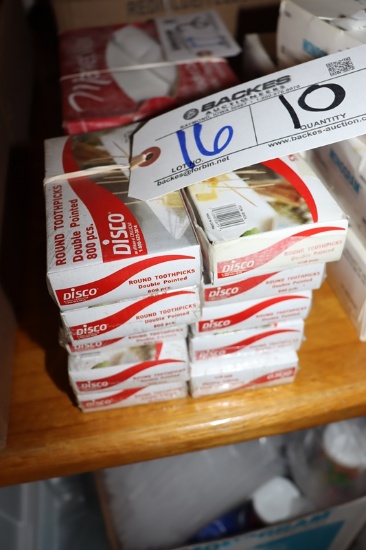 All to go - 10 boxes of toothpicks