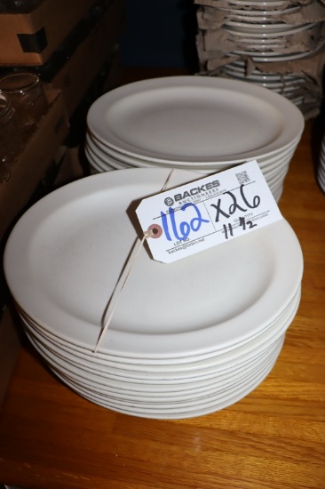 Times 26 - Oneida 11.5" white platters