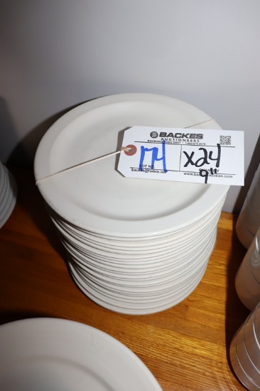 Times 24 - Oneida 9" round plates