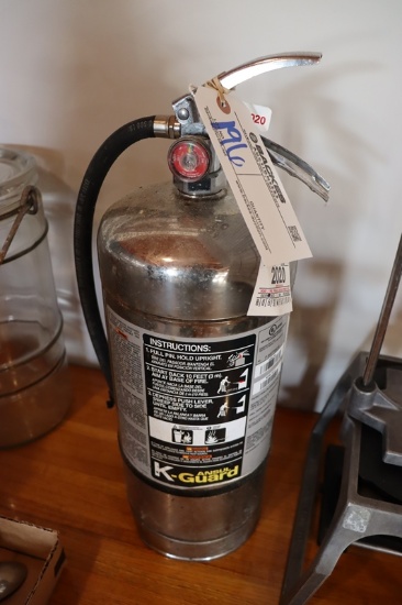 K-Guard type K fire extinguisher