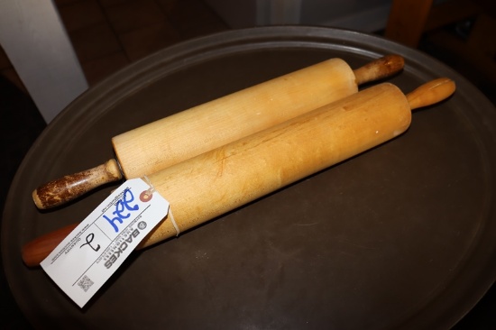 Times 2 - 13" & 15" wood rolling pins