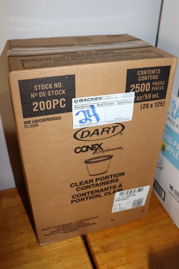 Case of Dart 2 oz. portion cups