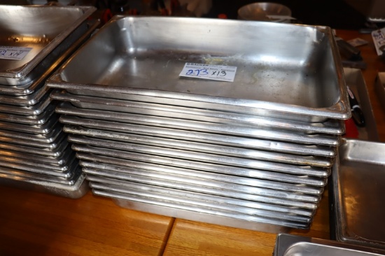 Times 13 - 12" x 20" x 4" stainless inset pans