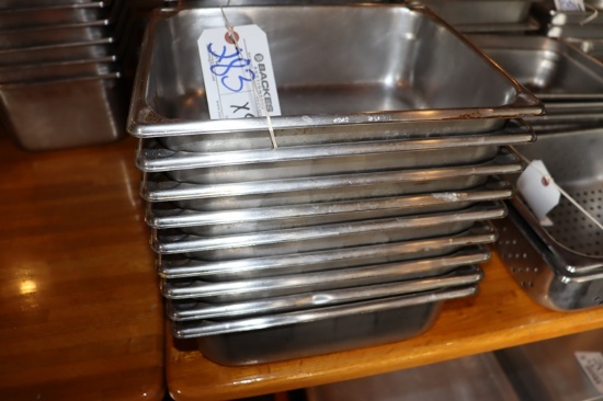 Times 9 - 1/2 x 4" stainless inset pans
